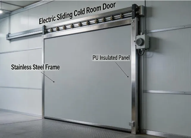 Electric Sliding Cold Room Door 