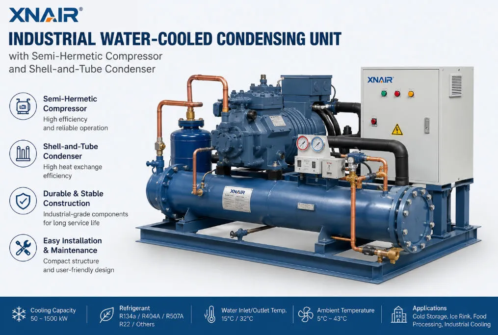 Water-cooled condensing units