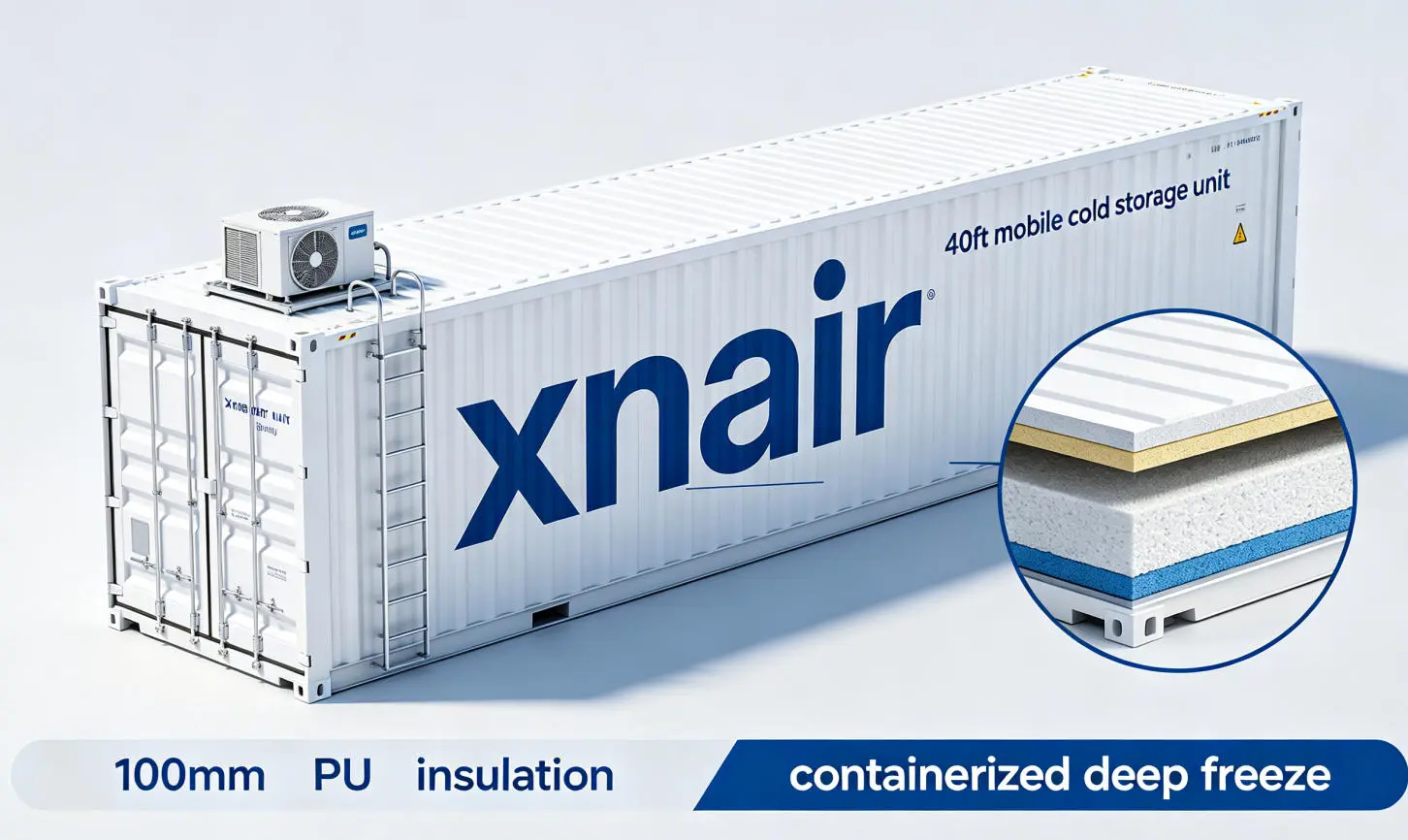 40ft Mobile Cold Storage Unit 