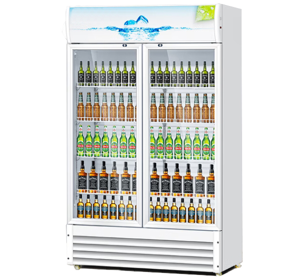 Upright drink cooler