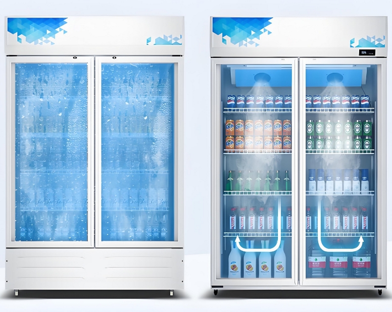 Glass door merchandiser