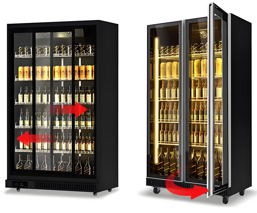 Drink display fridge