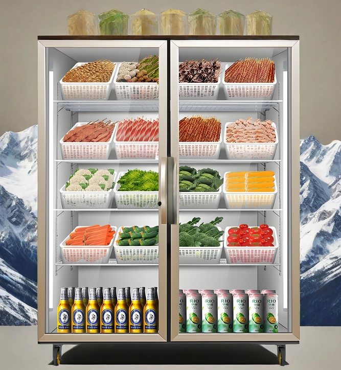 Merchandiser refrigerator