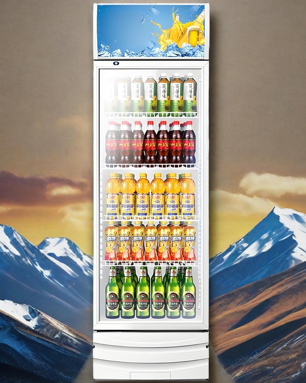 Glass door merchandiser