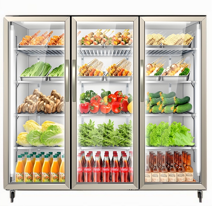 Glass door merchandiser