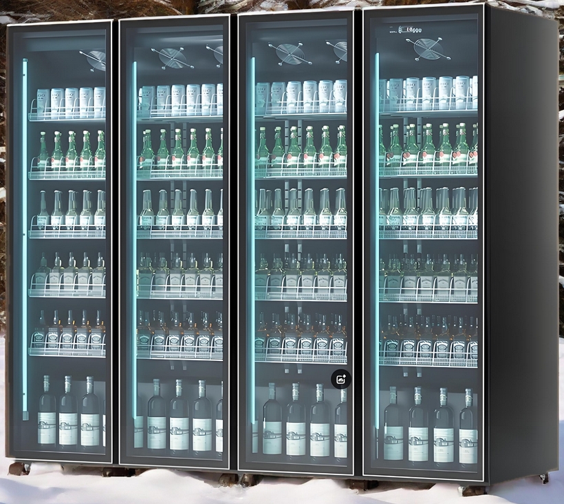 Merchandiser refrigerator