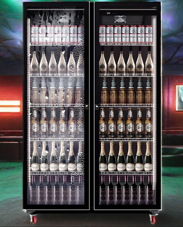 Commercial beverage cooler
