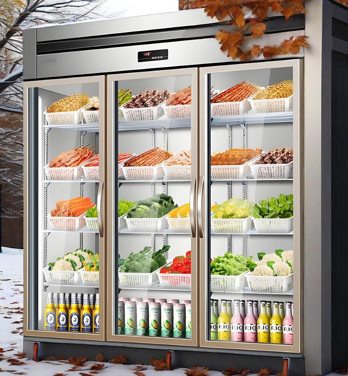 Merchandiser refrigerator
