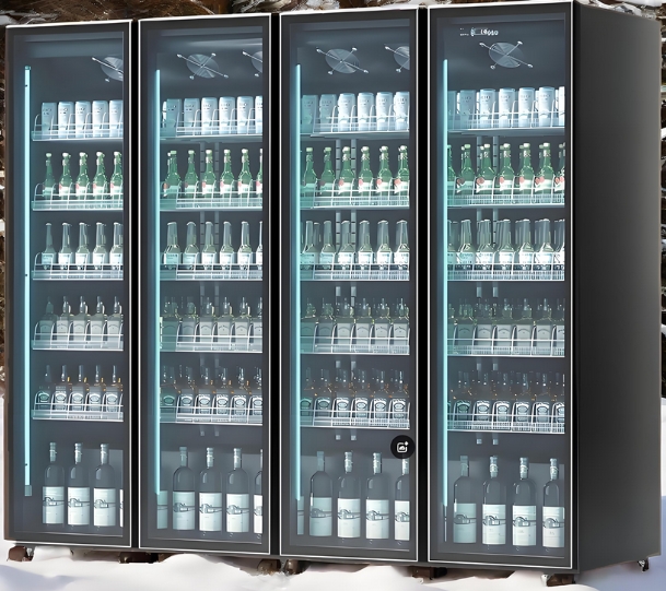 Glass door merchandiser