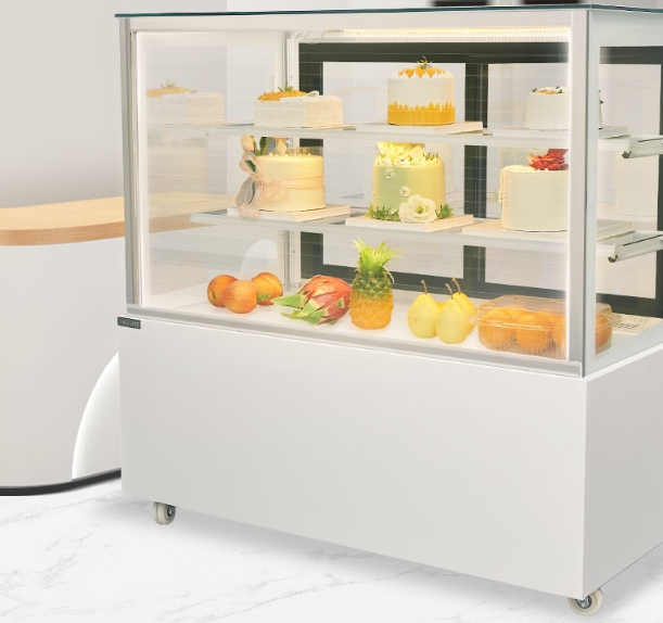 Refrigerated cake display