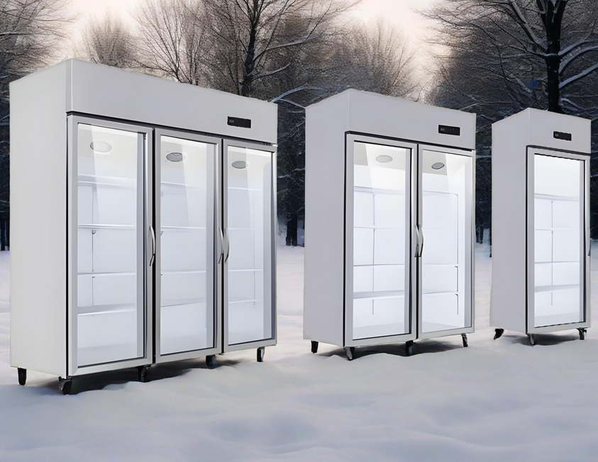 Commercial beverage cooler