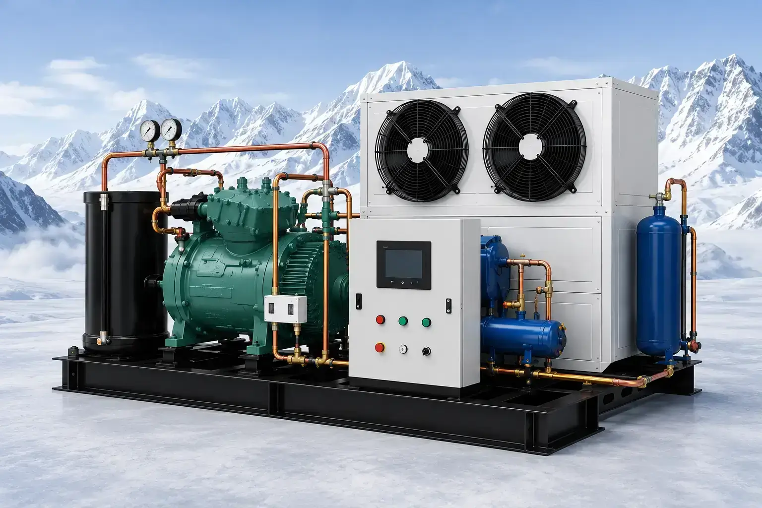 Industrial Refrigeration System manufacturing line